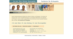 Desktop Screenshot of facharztpraxis-orthopaedie.de