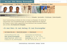 Tablet Screenshot of facharztpraxis-orthopaedie.de